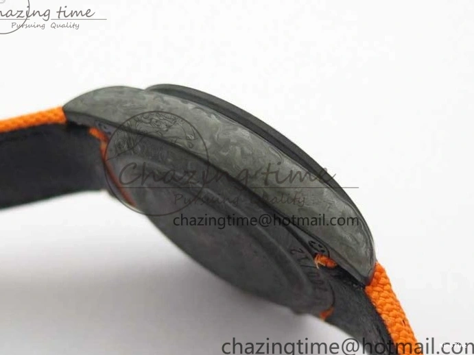 MiroTime 0122 Daytona DIW Carbon Noob 1:1 Best Edition Black Orange Dial on Orange Nylon Strap SA TopPick 2586